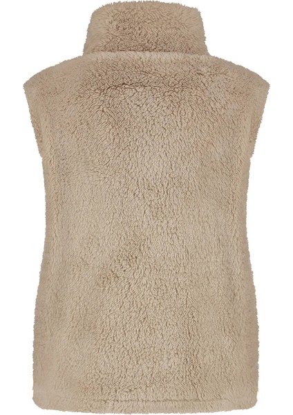 Onlbari Regular Fit Dik Yaka Cepli Peluş Yelek Bayan Yelek 15358902 fiyatları