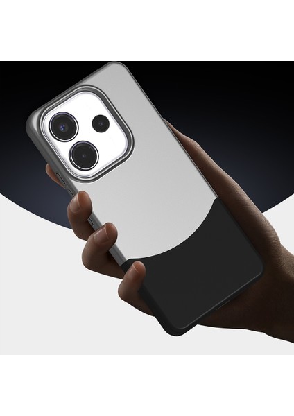 Spia Redmi Note 14 4g Kılıf Mıknatıslı Spıa Duble Kapak - Siyah