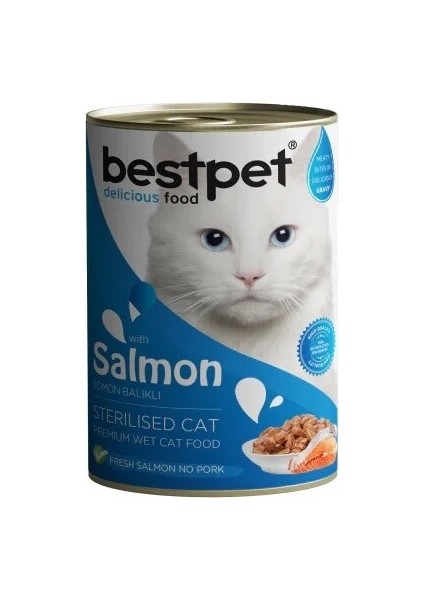 Somonlu Kısırlaştırılmış Yetişkin Kedi Konservesi 400 gr