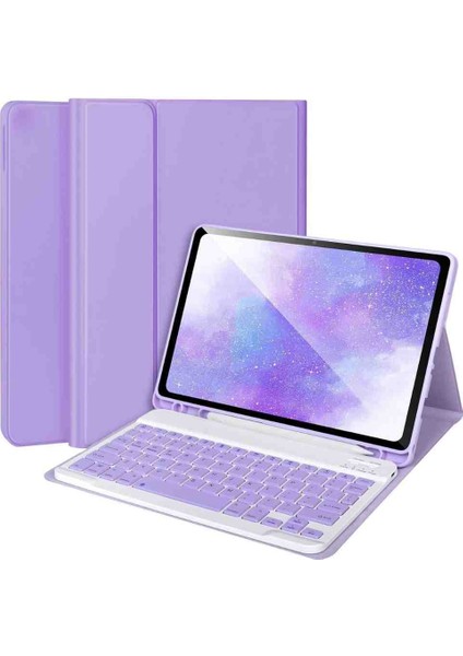 Xiaomi Redmi Pad 2 Uyumlu 11" Standlı Klavyeli Tablet Kılıfı