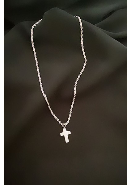 Sedef Haç Figürlü Burgu Zincir Kolye fiyatları