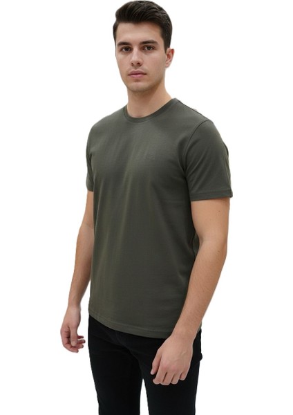 26- 4350 Süper Battal Büyük Beden Unisex Bisiklet Yaka T-Shırt modelleri