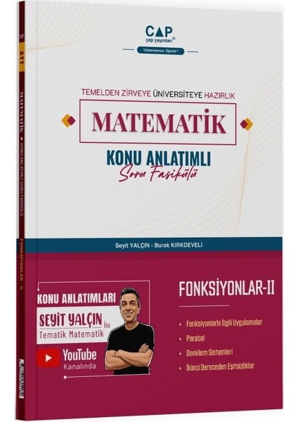 Matematik Fonksiyonlar Iı Konu Anlatımlı Soru Fasikülü Çap Yayınları