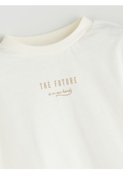 Yeni Sezon Baskılı Erkek Bebek Tişört ve Pantolon 2'li modelleri