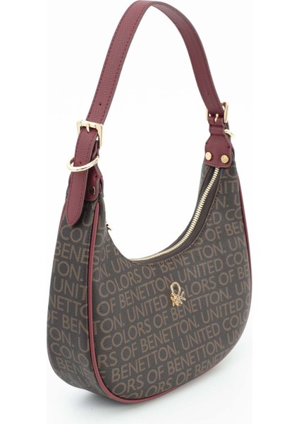 Benetton Kadın Kol Çantası Kahve-Bordo BNT1641 modelleri