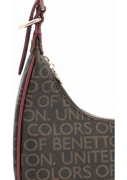 Benetton Kadın Kol Çantası Kahve-Bordo BNT1641 indirimleri