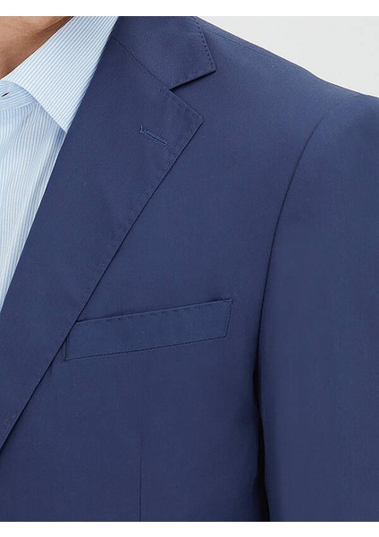 Indigo Düz Comfort Fit Takım Elbise modelleri