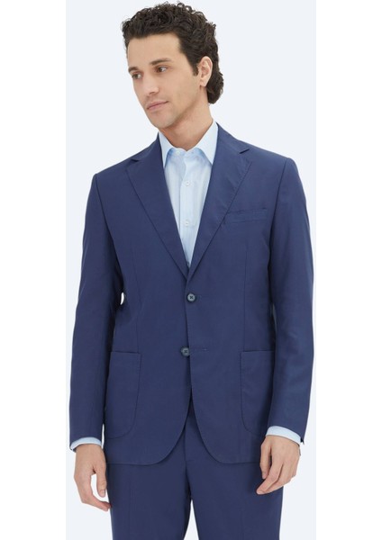 Indigo Düz Comfort Fit Takım Elbise indirimleri