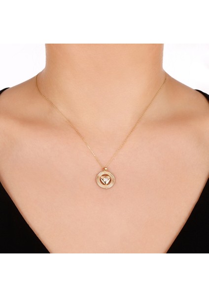 Kalp Figürlü Altın Kolye - 14K modelleri
