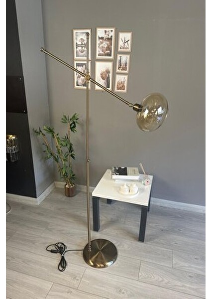 Solvia Cam Bal Rengi Makas Gövde Lambader Modern Oturma Odası fiyatları