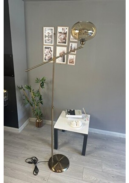 Solvia Cam Bal Rengi Makas Gövde Lambader Modern Oturma Odası modelleri