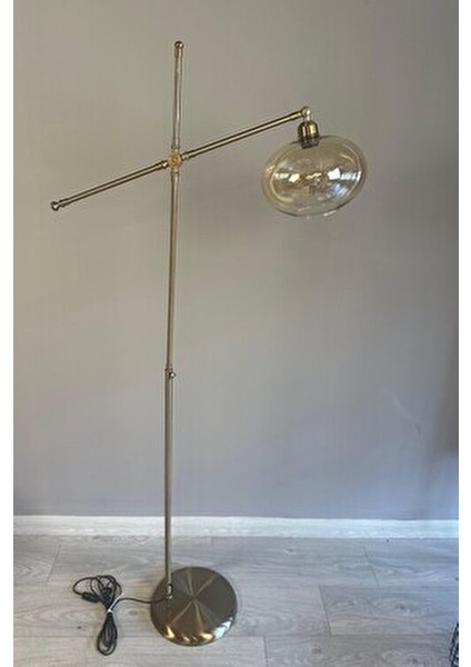 Solvia Cam Bal Rengi Makas Gövde Lambader Modern Oturma Odası fırsatları