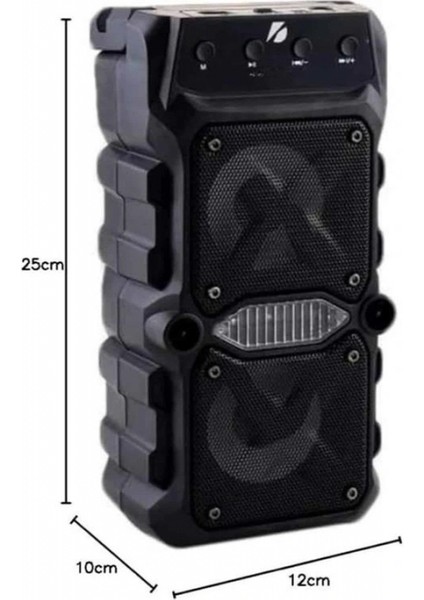 Bluetooth Hoparlör Çift Mikrofonlu Güçlü Ses Kaliteli Kesintisiz Kablosuz indirimleri