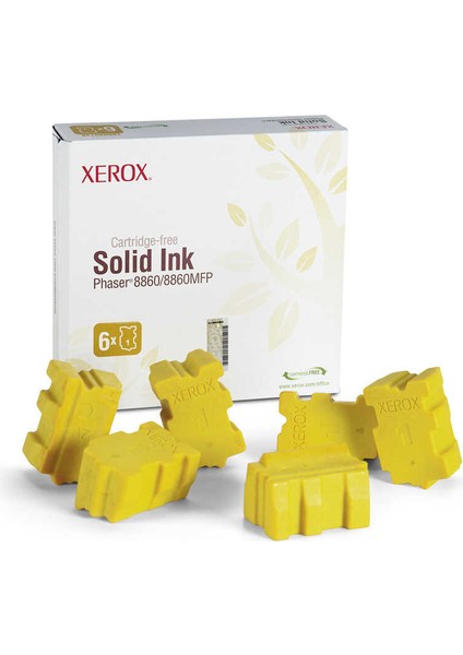 Phaser 8860-108R00799 Sarı Orijinal Katı Mürekkep Altılı