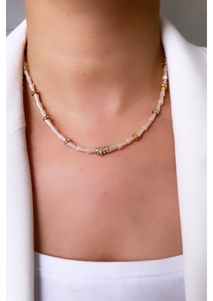 Zirkon Taş Tasarım Kolye