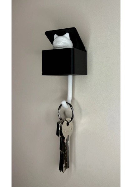 Hareketli Kedi Anahtar Askısı modelleri