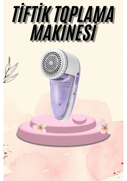 Giysi Tiftik ve Kazak Tüy Toplama Makinesi Pratik Temizleme Şarjlı