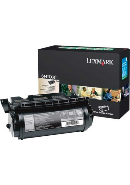 64417XR Siyah Yüksek Kapasiteli Orijinal Toner