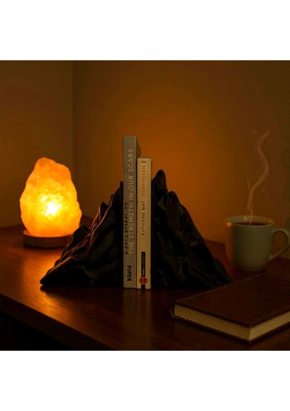 Hediyelik Siyah Kitap Desteği, Dekoratif Dağ Şeklinde Kitap Tutacağı modelleri