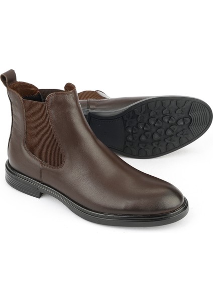 , Erkek Hakiki Deri Bot 1531007Z8255 Kahve fırsatları