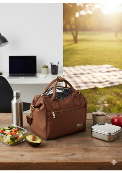 Çok Amaçlı Isı Yalıtımlı Su Geçirmez Termal Beslenme ve Yemek Taşıma Çantası indirimleri