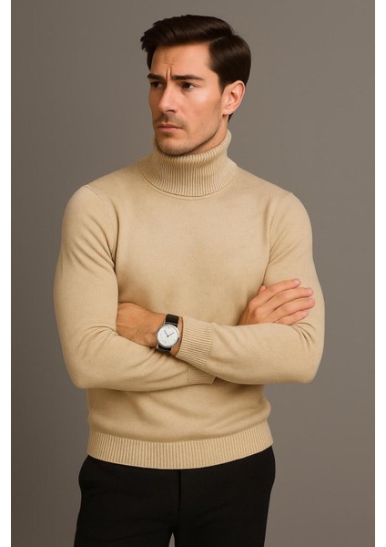 Erkek Tam Balıkçı Yaka Triko Kazak fiyatları