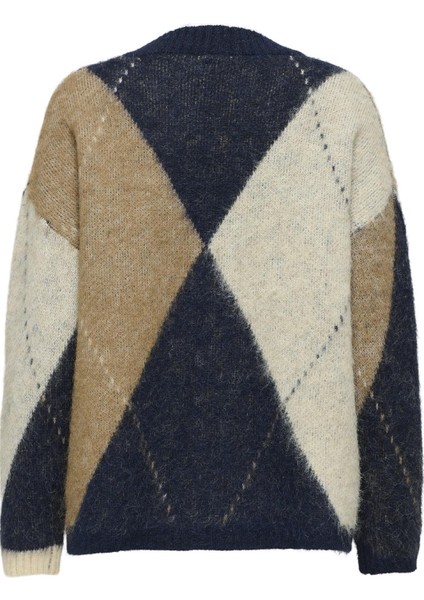 Noeme Life Jacquard V-Neck Kadın Triko Hırka – Jakarlı V Yaka Cardigan fiyatları