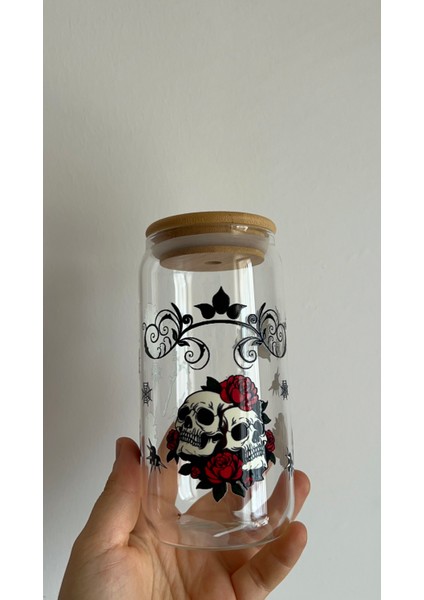 Pipetli Kurukafa Desenli Hediyelik Kahve Bardağı Kola Bardağı