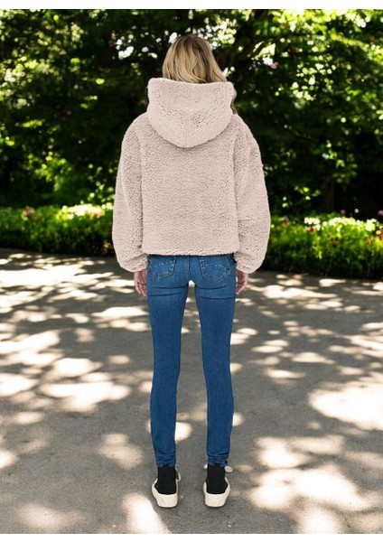 Kışlık Özel Tasarım Şık Peluş Ceket