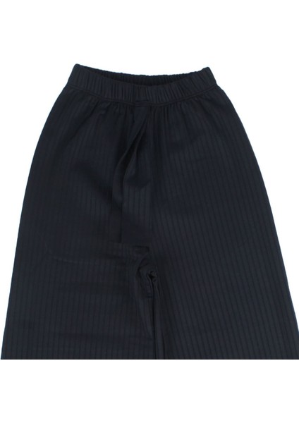 Kız Çocuk Lacivert Fitilli Bol Paça Tayt Pantolon - 1015638 fiyatları