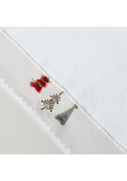 Pine Pamuk 30X45 cm El Havlusu Ekru fiyatları