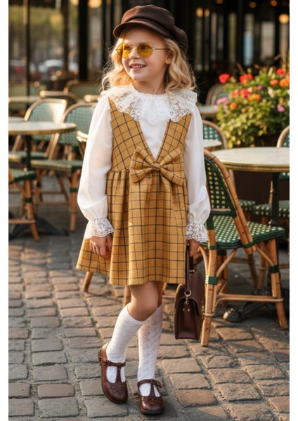 ÇOCUK ANNA JİLE BLUZ /HARDAL indirimleri