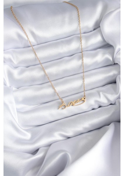 316L Çelik Zincir Atatürk Imza Figür Kadın Kolye fiyatları