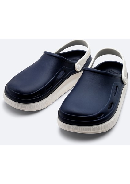 Erkek Lacivert-Beyaz Eva Terlik A31Y8316