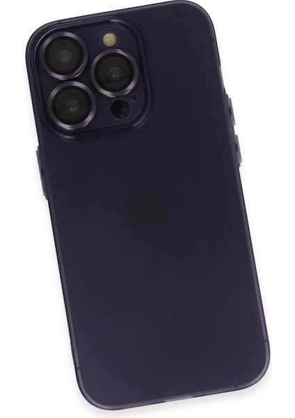 iPhone 14 Pro Max Kılıf Luko Lens Silikon - Derin Mor - FKU9393-1498 fırsatları