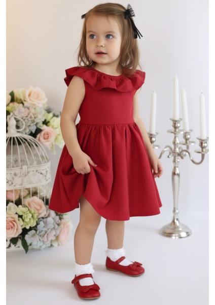 BEBEK CHERRY ELBİSE / BORDO indirimleri