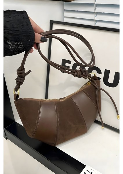 Acı Kahve Kruvasan Omuz Çantası indirimleri