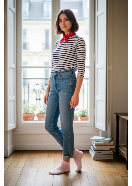 Kadın Bambu Patik Çorap 785 Pembe 6'lı Paket fiyatları