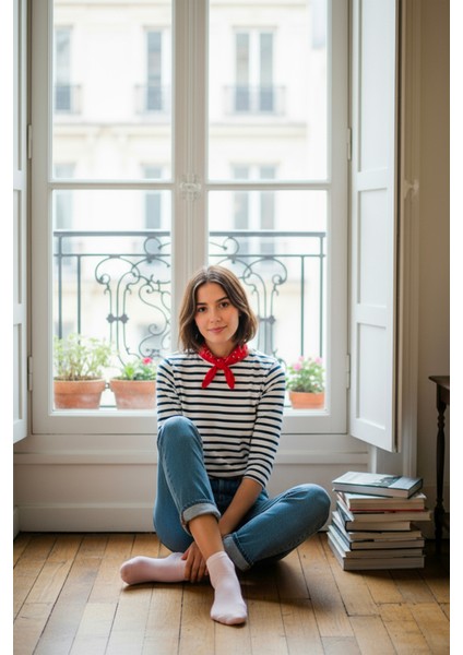 Kadın Bambu Patik Çorap 785 Pembe 6'lı Paket modelleri