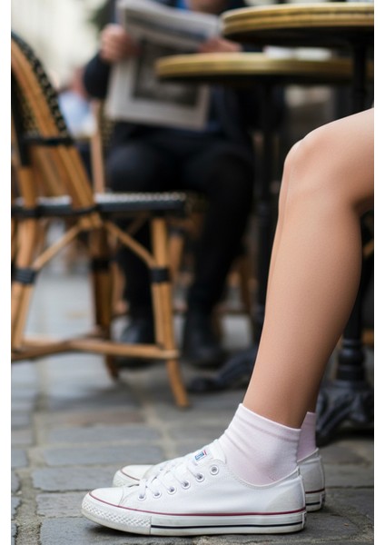 Kadın Bambu Patik Çorap 785 Pembe 6'lı Paket indirimleri