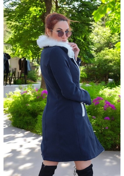 Kaşlık Kaşmir Kaşe Kadın Kaban