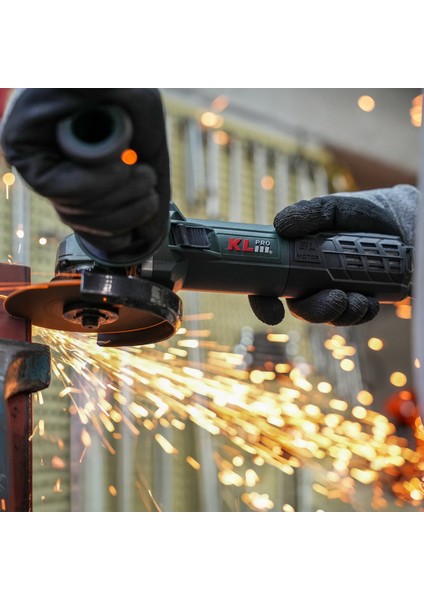 Klpro KLAT12509B 1550W 125MM Kömürsüz Devir Ayarlı Avuç Içi Taşlama fiyatları