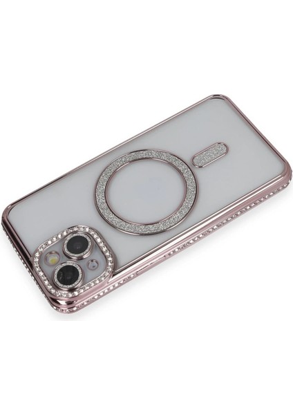 iPhone 14 Kılıf Joke Simli Magneticsafe Kılıf - Pembe - FKU5300-3138 fiyatları