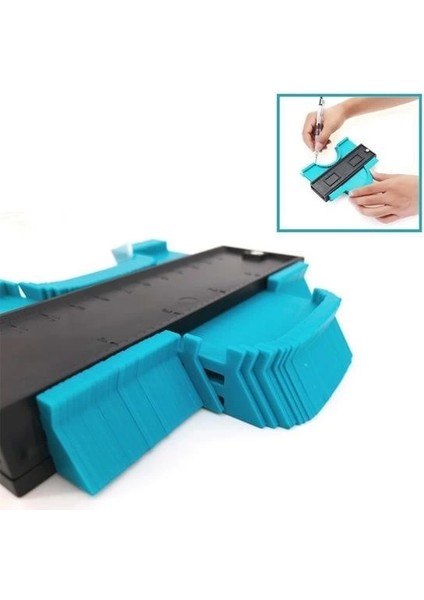 Çok Fonksiyonlu Plastik Kontur Ölçüm Cihazı Ahşap Fayans Şekillendirme Kalıbı ( Lisinya ) fırsatları