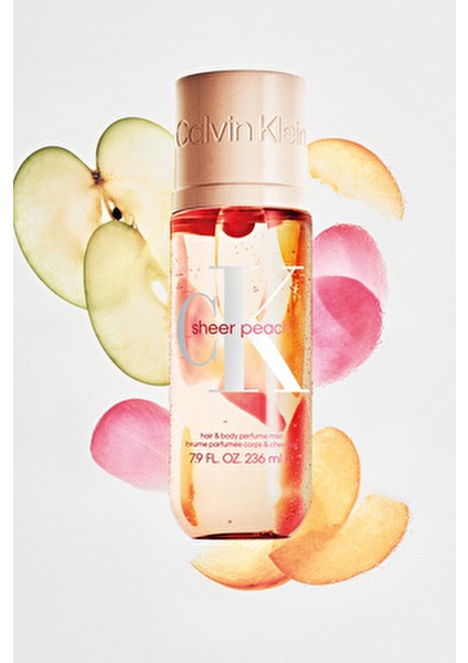 Sheer Peach Hair & Body Perfume Mist 236 ml - Unisex Saç ve Vücut Misti modelleri