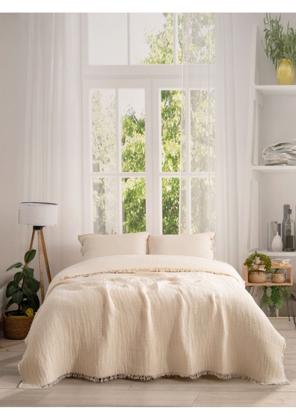 Dionisos Müslin Yorgan %100 Pamuk 9 Kat Müslin Yatak Örtüsü 220X240