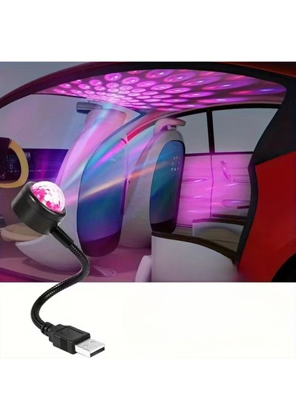 USB Sese Duyarlı 8 Farklı Mod Işıklı LED Atmosfer Işığı – Ambiyans Aydınlatması