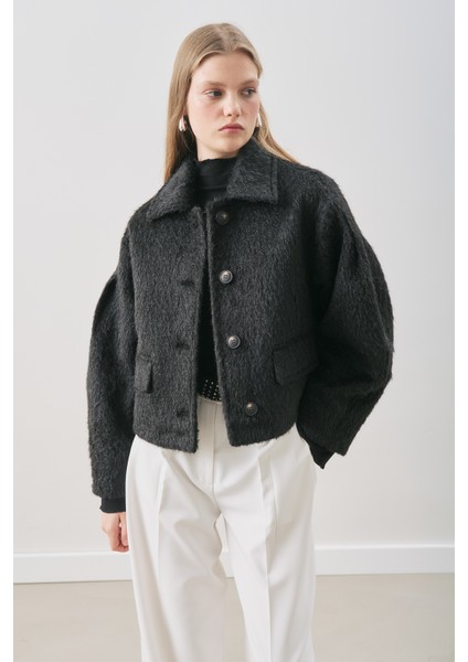 Boucle Kısa Kaban Siyah fiyatları