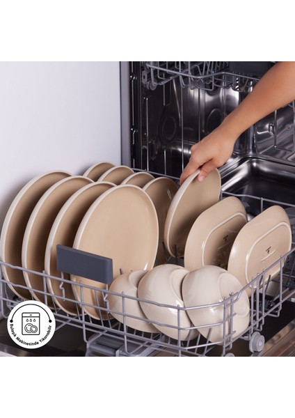 Earth Collection Terra 36 Parça 8 Kişilik Yemek Takımı Bej