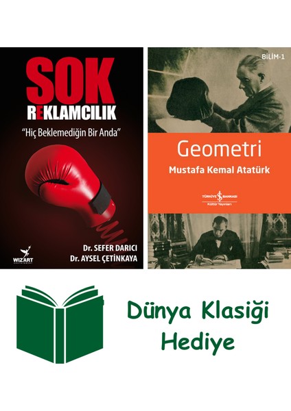 Şok Reklamcılık + Geometri + Dünya Klasiği Hediye